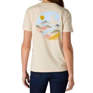 NEW Women's Carhartt Graphic Pocket T-Shirt Medium Oatmeal Heather